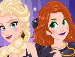 Elsa and Anna Villain Style