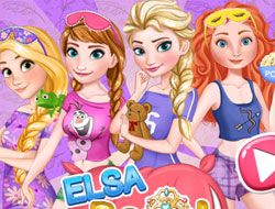 Elsa Royal PJ Party