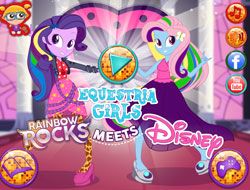 Equestria Girls Rainbow Rocks Meets Disney