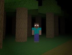 Escape From Herobrine In The Forest