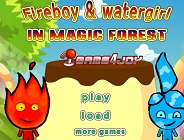 Fireboy and Watergirl in Magic Forest