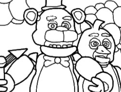 Five Nights At Freddy's Coloring