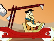 Flintstones Parking Car