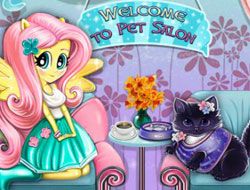 Fluttershy Cat Care