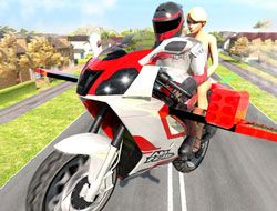 Flying Motorbike Driving Simulator