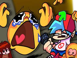 FNF: Crying Cursed Emoji over EXPURGATION - Play FNF: Crying