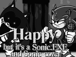 FNF: SONIC.EXE VS MAJIN SONIC SINGS MONOCHROME free online game on