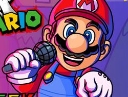 FNF vs Cat Mario – Rage Mix 🕹️️ Play FNF Mods Games Online