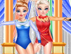 Frozen Sister Gymnastics Fashion Show