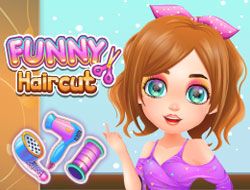 FUNNY HAIR SALON - Play Online for Free!