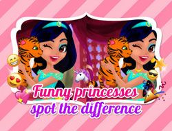 Funny Princesses Spot the Difference