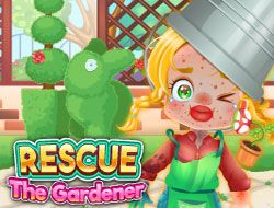 Funny Rescue The Gardener