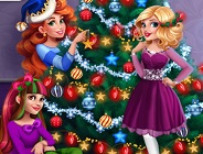 Girls Christmas Tree Deco