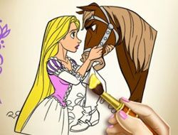 Goldie Princess Coloring Book