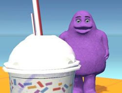 Grimace Shake Obby Parkour