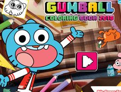 Gumball Coloring Book 2018