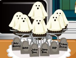 Halloween Ghost Cupcakes 