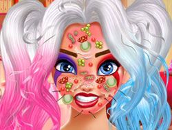 Harley Quinn Face Care and Make Up