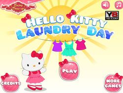 Hello Kitty Laundry Day