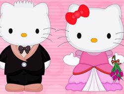 Hello Kitty Wedding Kissing