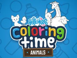 HelloKids Coloring Time: Animals