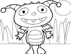 Henry Hugglemonster Coloring