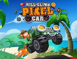 Hill Climb Pixel Car