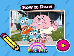 How to Draw Gumball FULL