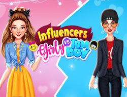 Jogos de Meninas - Jogar Fashion Battle Girly Vs Tomboy, jogo de