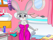 Judy Hopps Bathroom Cleaning