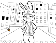 Judy Hopps Coloring