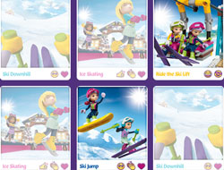 Lego Friends Winter Matching