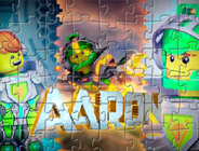 Lego Nexo Knights Puzzle with Aaron