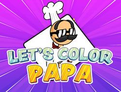 Let's Color Papa