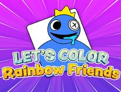 Let's Color: Rainbow Friends
