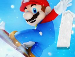 Mario Ice Skating