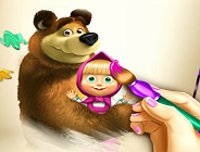 Masha and the Bear Coloring Book