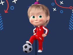 Masha and the Bear Football