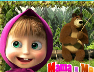 Masha and the Bear Go Fishing