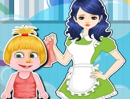Masha Babysitter Room Cleaning
