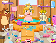 Masha Bathroom Cleaning