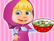 Masha Cooking Russian Garden Salad