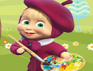 Masha Easter Egg Decoration