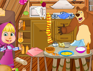 Masha Messy Kitchen