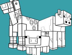 Easy Kids Coloring Mineblox - Play Easy Kids Coloring Mineblox on