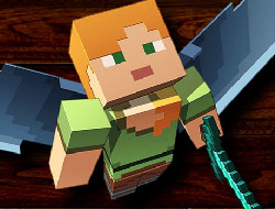 Minecraft Flying Warrior