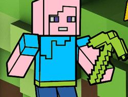 Easy Kids Coloring Mineblox - Play Easy Kids Coloring Mineblox on
