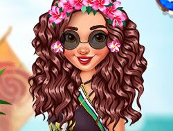 Moana Stylish Tropical Flowers