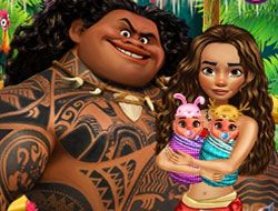 Moana's Baby Twins Birth