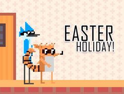 Mordecai and Rigby Easter Holiday